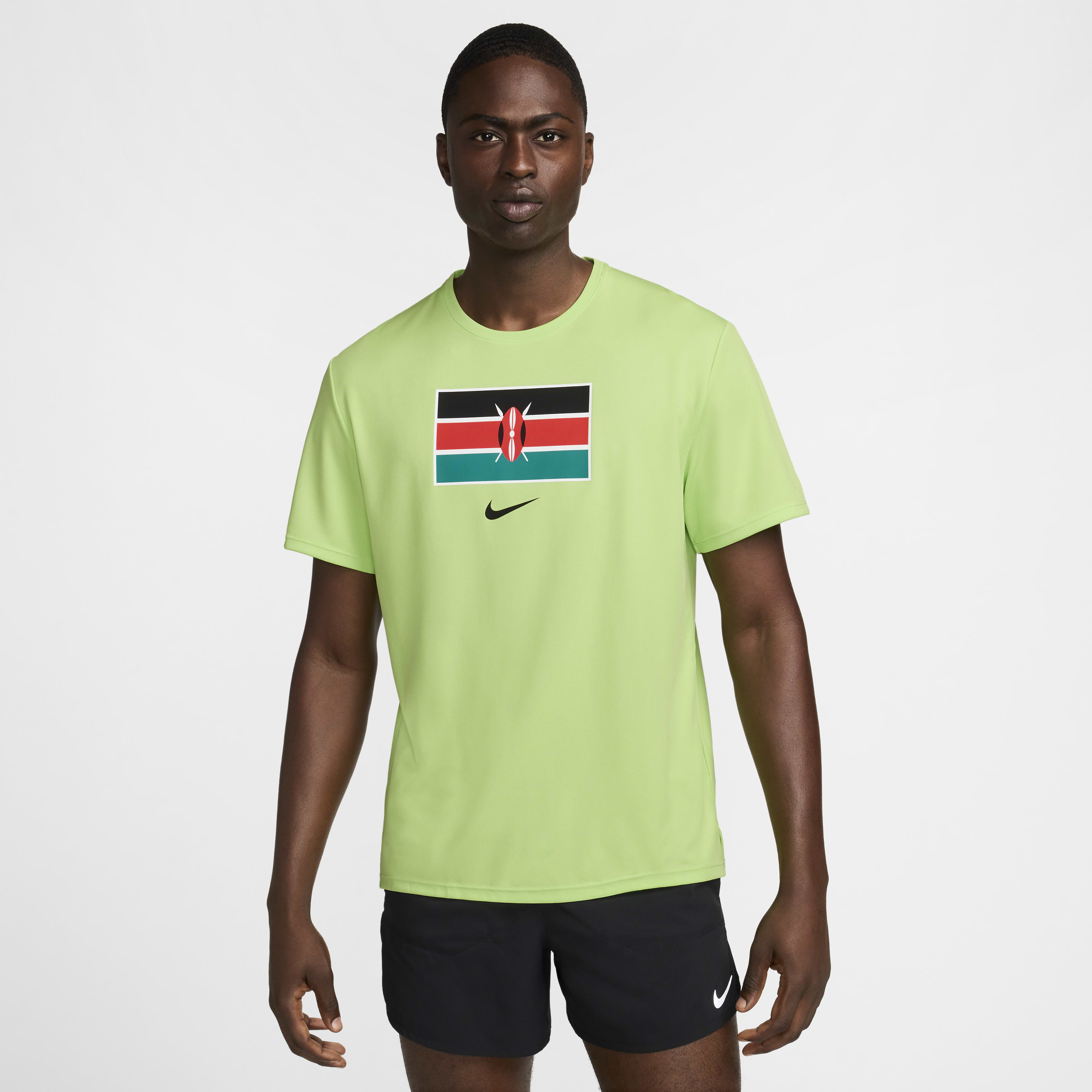 Nike Team Kenya Miler Men's Nike Dri-FIT Short-Sleeve Running Top
